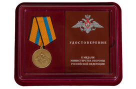 Медаль в бордовом футляре Участнику борьбы со стихией на Амуре