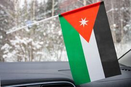Флажок в машину с присоской Иордании