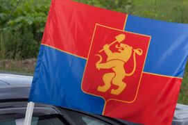 Флаг на машину с кронштейном Красноярска