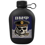 Походная фляга ВМФ с черепом в бескозырке