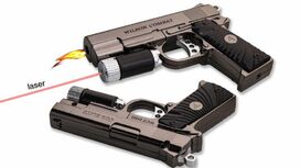 Зажигалка пистолет Wilson Combat (лазер)