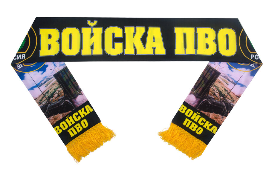 Шарф шёлковый Войска ПВО