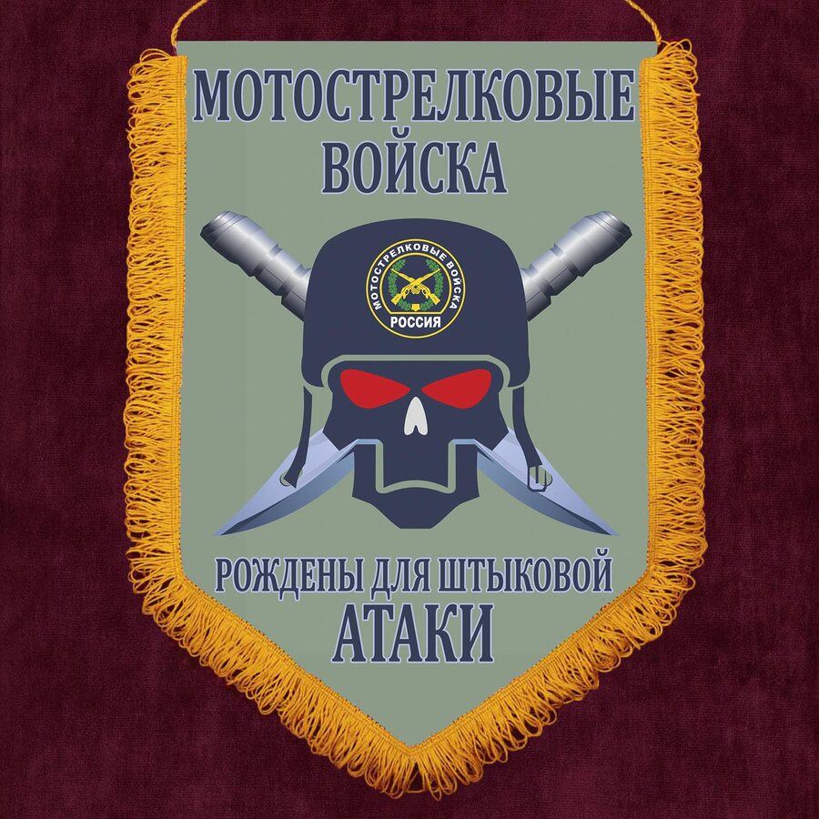 Вымпел Рождены для штыковой атаки