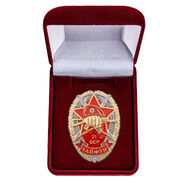 Знак в бархатистом футляре 21 ОСН Тайфун