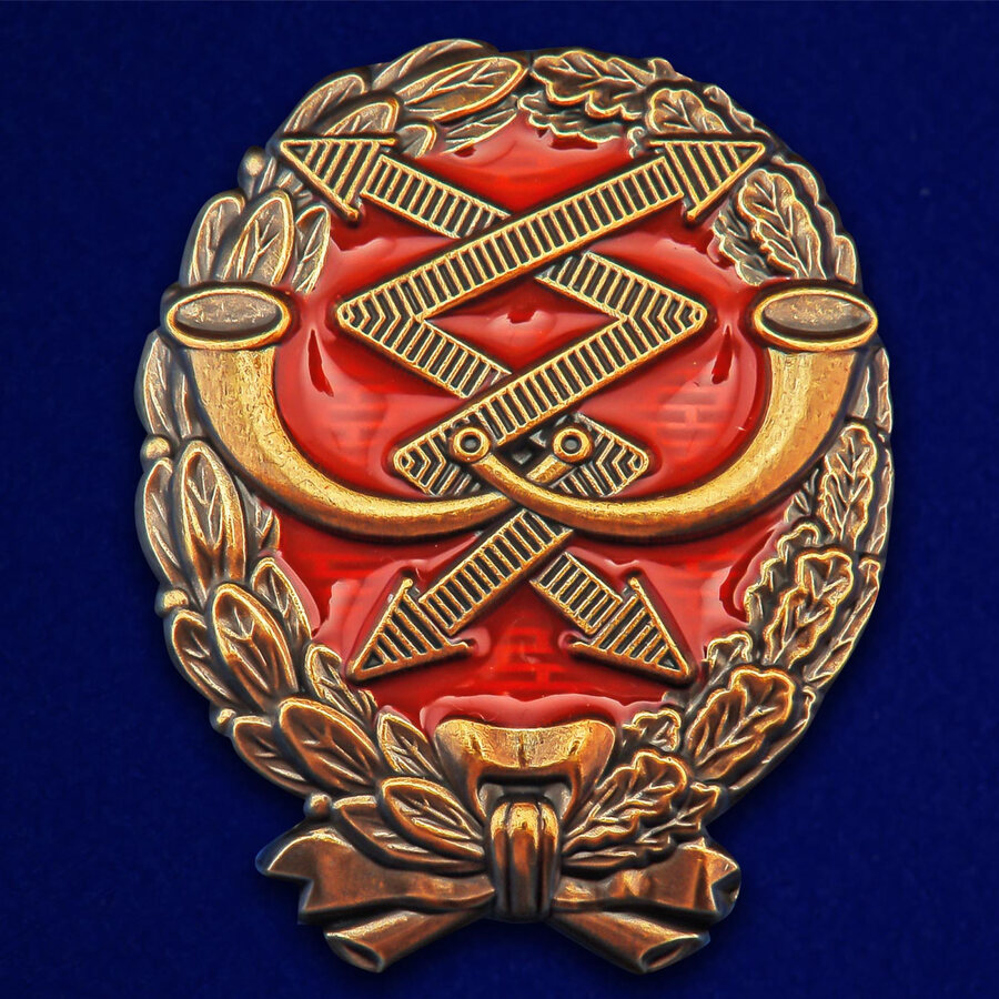 Копия знака Красного военного связиста