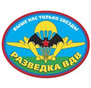Автомобильная наклейка Разведки ВДВ (15x11,5 см)