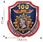 Автомобильная наклейка 100 лет ФСБ (15x13,6 см) 1