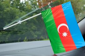 Флажок в машину с присоской Азербайджана