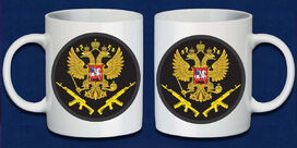 Кружка с шевроном Герб РФ