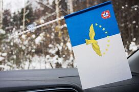 Флажок в машину с присоской Азорских островов