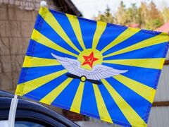 Флаг на машину с кронштейном ВВС СССР