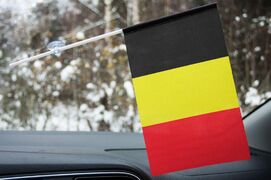 Флажок в машину с присоской Бельгии