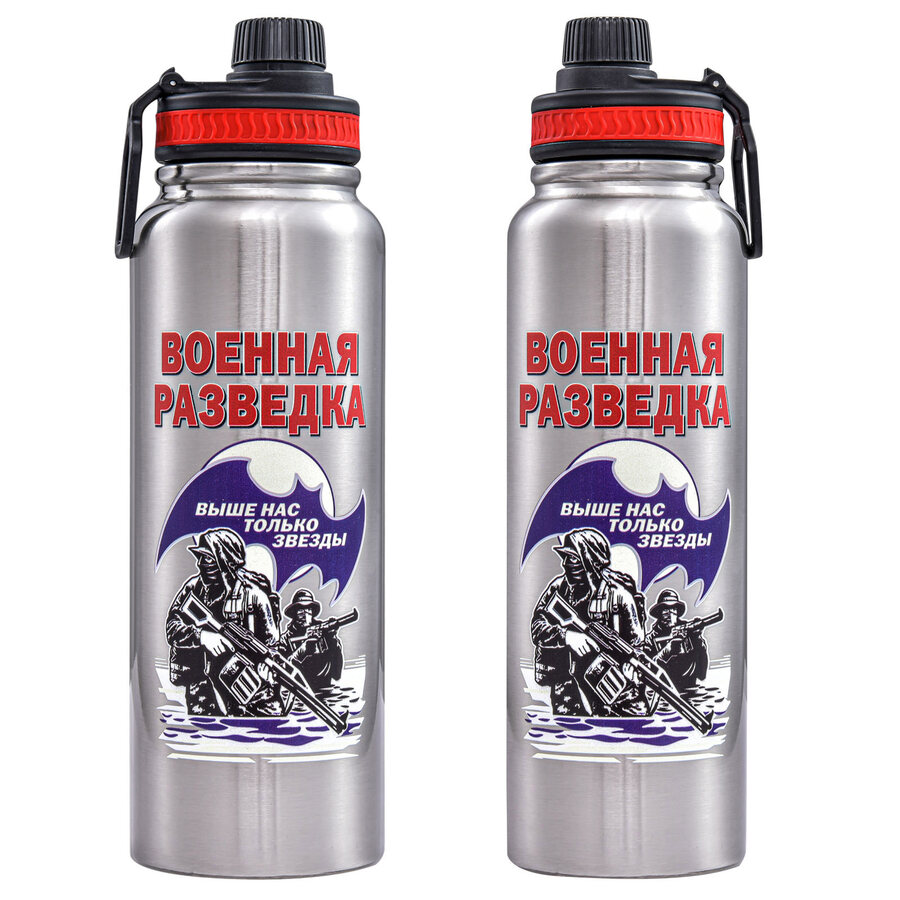 Термос с поильником Военная разведка
