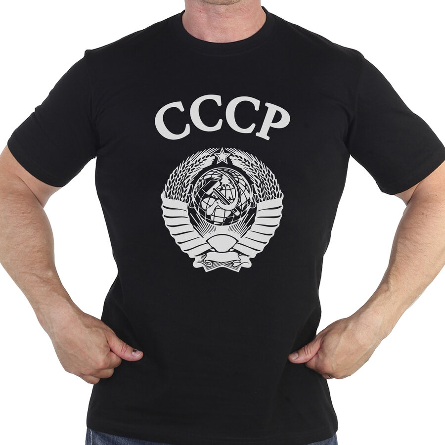Футболка герб СССР (Черная)
