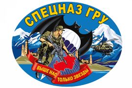 Автомобильная Наклейка принт Спецназ ГРУ