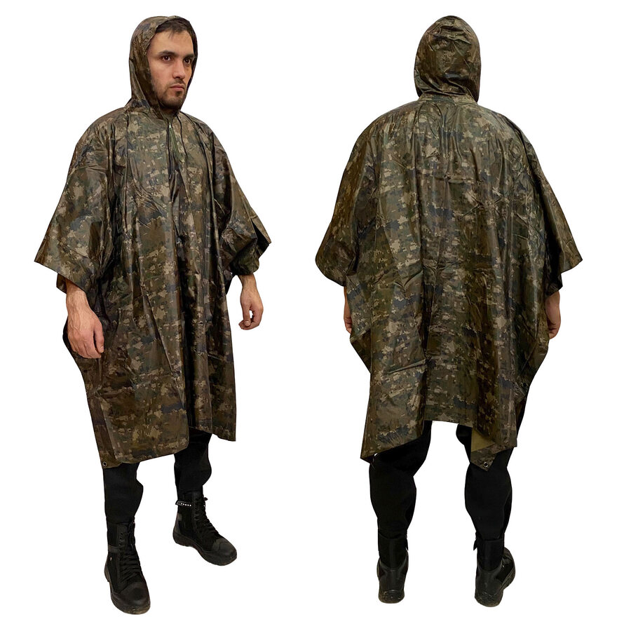 Дождевик камуфляжный Digital Camo