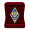 Знак в бархатистом футляре об окончании Общевойсковой академии Вооружённых сил России 2