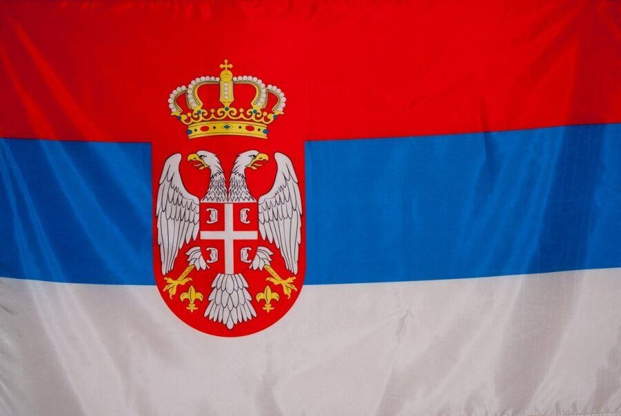 Флаг Сербии