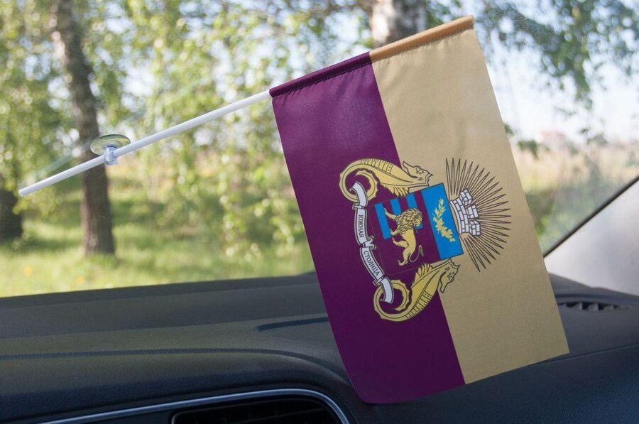 Флажок в машину с присоской Ялта