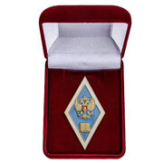 Знак в бархатистом футляре Об окончании педагогического ВУЗа РФ