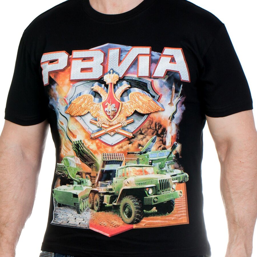 Футболка РВиА (Черная)