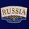 Металлический шильд Russia  (2,0x3,0 см) 2