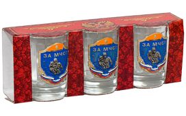 Стопки подарочные Спасатель МЧС (3 шт.)