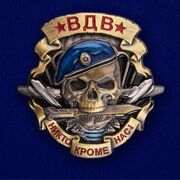 Знак Череп в берете ВДВ