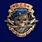 Знак Череп в берете ВДВ 1