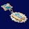 Знак в бархатистом футляре Отличник авиации МЧС (вертолёт) 10
