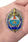 Знак в бархатистом футляре специализированного лицея Арыстан Казахстан 7