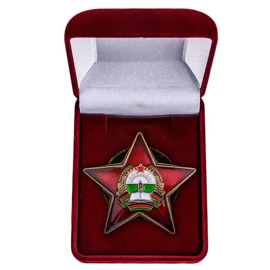 Орден в бархатистом футляре Афганистан За храбрость