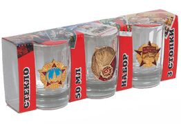 Подарочные стопки Красная Армия (3 шт.)