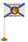 Настольный флажок 287 ОГСАД МП ТОФ