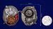 Знак Осоавиахима СССР Бойцу КПОДВК в бархатистом футляре муляж 9