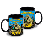 Кружка 328 гвардейский десантно-штурмовой полк ВДВ (Черная)