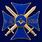 Знак Крест За службу на Кавказе (синий) 5