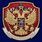 Металлический жетон Герб России  (5,2x4,8 см) 2