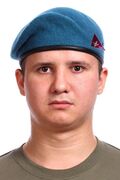 Голубой берет с околышем ВДВ СССР