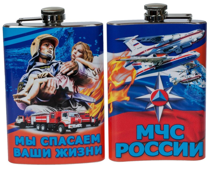 Карманная фляжка МЧС России