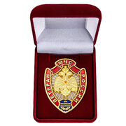 Знак в бархатистом футляре Ветеран МЧС  коллекционные 50 экземпляров