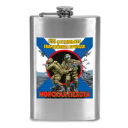 Карманная фляжка 155 отдельная бригада Морской пехоты