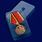 Медаль 90 лет основания Вооружённых сил СССР копия 3