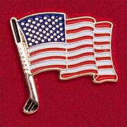 Значок флаг США (для портмоне)