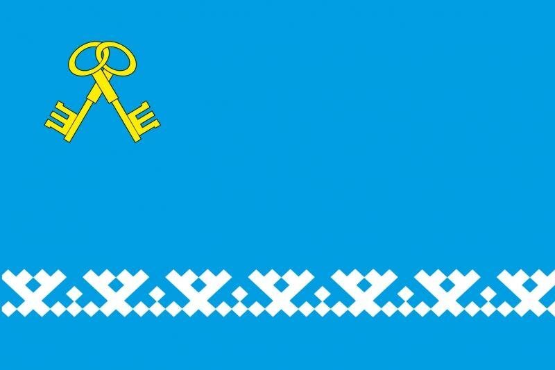 Флаг Муравленко ЯНАО 90x135 большой