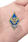 Знак в бархатистом футляре об окончании Военной академии войсковой ПВО 9