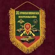 Военный Вымпел принт 201 Гатчинская военная база