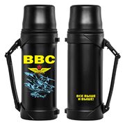 Термос ВВС вместительный (Черный)