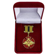 Знак отличия За службу в военной разведке в бархатистом футляре