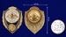 Знак в бархатистом футляре Отличник РХБЗ 8